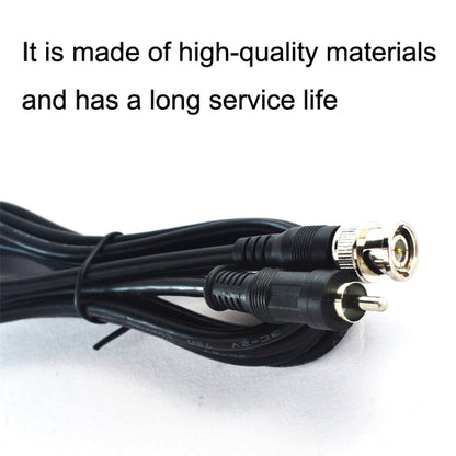 BNC Male To RCA Male Connection Cable Copper HD Video Coaxial Cable Monitoring Cable, Length: 1m - Security by buy2fix | Online Shopping UK | buy2fix