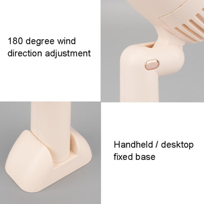 KD179 Folding Handheld Fan USB Charging Mini Portable Fan(Green) - Electric Fans by buy2fix | Online Shopping UK | buy2fix