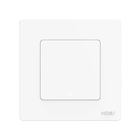 Tuya ZigBee Smart Single-fire Zero-fire Sharing Timing Voice Wall Switch EU Plug, Style: 1 Way (White Scene Casual Post) - Consumer Electronics by buy2fix | Online Shopping UK | buy2fix