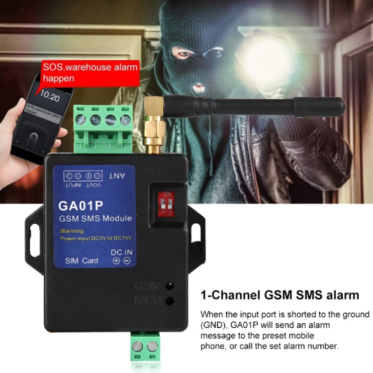 GA01P 2G Mini Intelligent Power Off / Power Outage SMS Phone Alarm - Security by buy2fix | Online Shopping UK | buy2fix