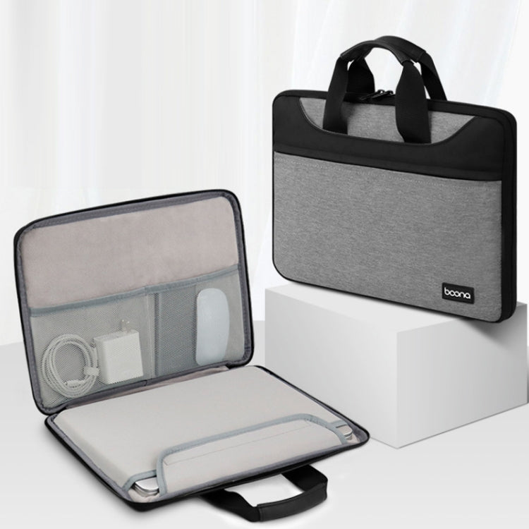 Baona BN-I003 Oxford Cloth Full Open Portable Waterproof Laptop Bag, Size: 11/12 inches(Black+Power Bag) -  by Baona | Online Shopping UK | buy2fix
