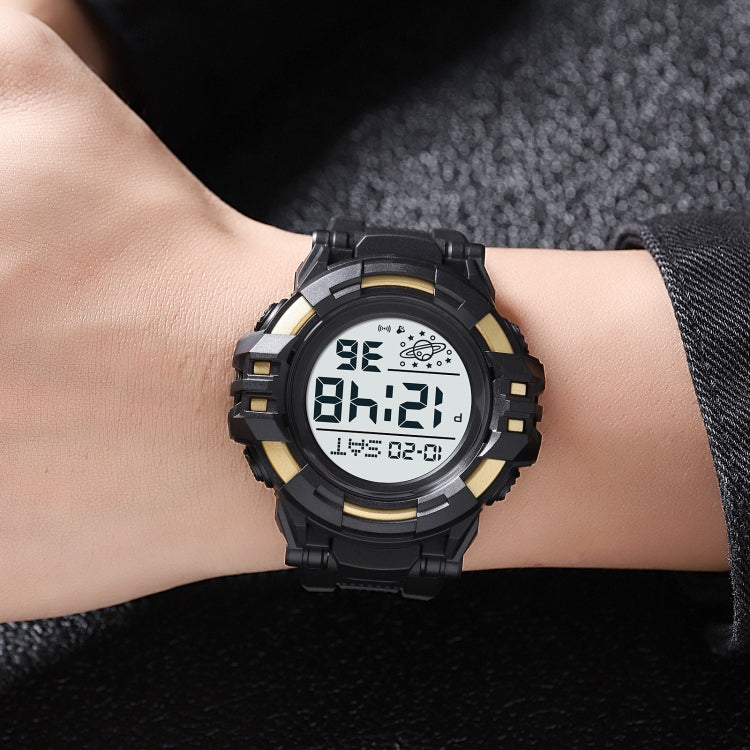 SKMEI 2003 Multifunctional Back Light Sports Watch Mens Countdown Date Alarm Clock Watch(Black Black Machine) - LED Digital Watches by SKMEI | Online Shopping UK | buy2fix