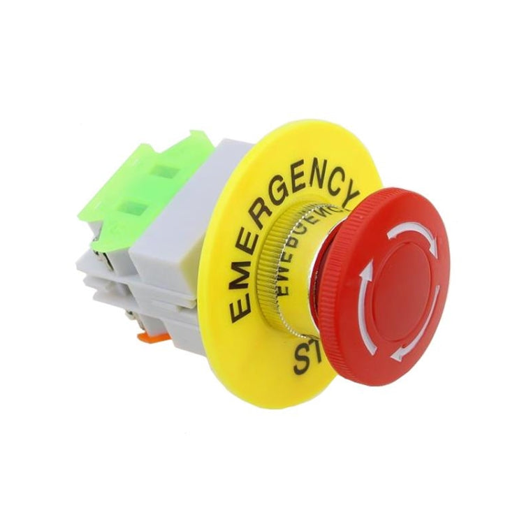 2pcs LAY37-11ZS Elevator Emergency Stop Mushroom Head Button(Red) - Security by buy2fix | Online Shopping UK | buy2fix