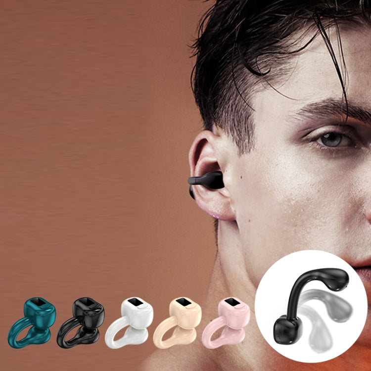 M10 IPX5 Waterproof Ear Clip Bluetooth Earphones, Style: Single Black - Bluetooth Earphone by buy2fix | Online Shopping UK | buy2fix