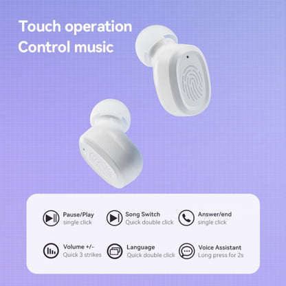 With Charging Bin Stereo Wireless Bluetooth Earphones, Style: BY17 Black - Bluetooth Earphone by buy2fix | Online Shopping UK | buy2fix