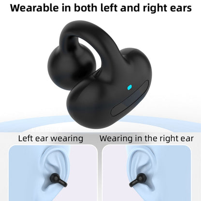 M-S8 Wireless Stereo Single Ear Clip-on Bluetooth Earphone(Gray) - Bluetooth Earphone by buy2fix | Online Shopping UK | buy2fix