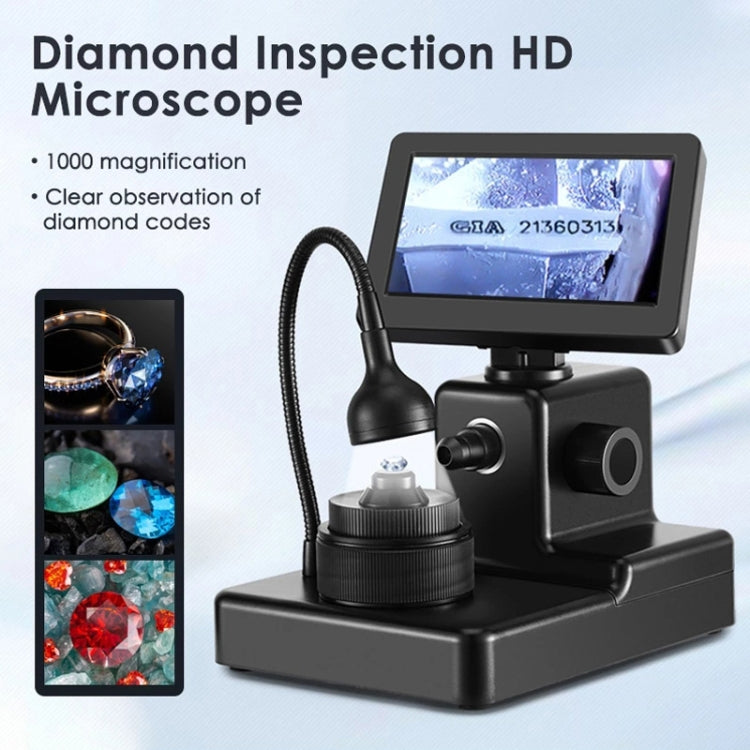 HJ1000 50-1000X 3000mAh Diamond Waist Code Microscope GIA Jewelry Waist Code Instrument - Digital Microscope by buy2fix | Online Shopping UK | buy2fix