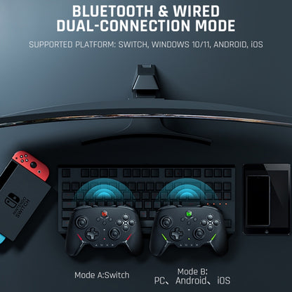 BIGBIGWON Blitz C2Pro+Base Full Mechanical Gamepad Bluetooth Wired Dual Mode Support Switch / PC / Android / IOS - Controller Gamepad by BIGBIGWON | Online Shopping UK | buy2fix