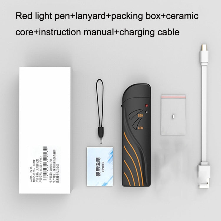 TL-B3-L15 10KM-15KM Mini Rechargeable Fiber Optical Red Light Sources Test Pen Clamshell Light Pen - Fiber Receiver by buy2fix | Online Shopping UK | buy2fix