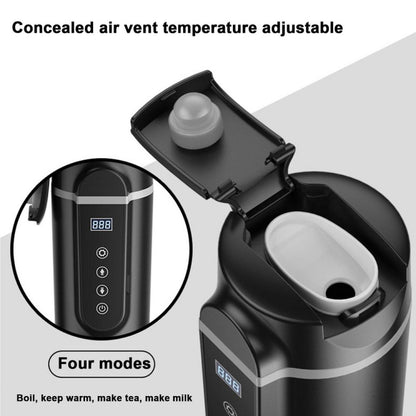 SUITU  HQ-3900 24V/12V Car/Truck Heated Coffee Mug Smart Mug,Spec: Large Screen Black - Heating Cups by SUITU | Online Shopping UK | buy2fix