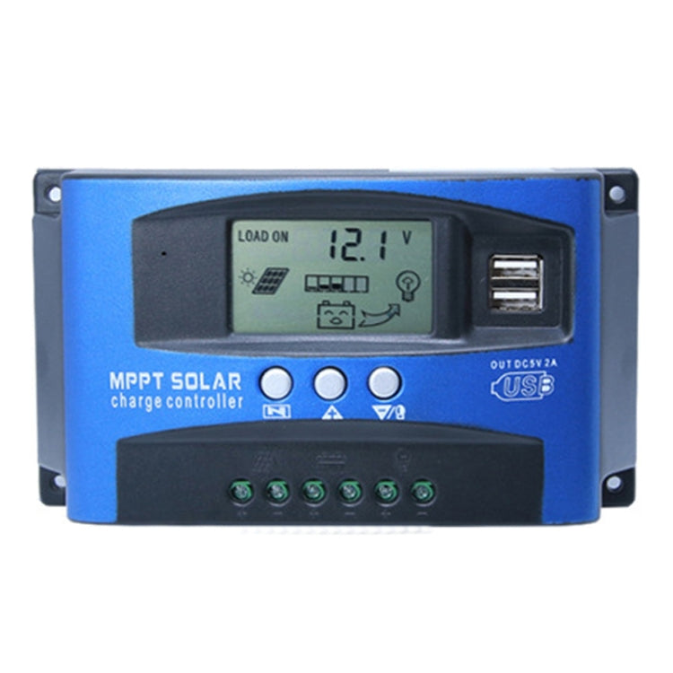 YCX-003 30-100A Solar Charging Controller with LED Screen & Dual USB Port Smart MPPT Charger, Model: 12/24V 60A - Others by buy2fix | Online Shopping UK | buy2fix