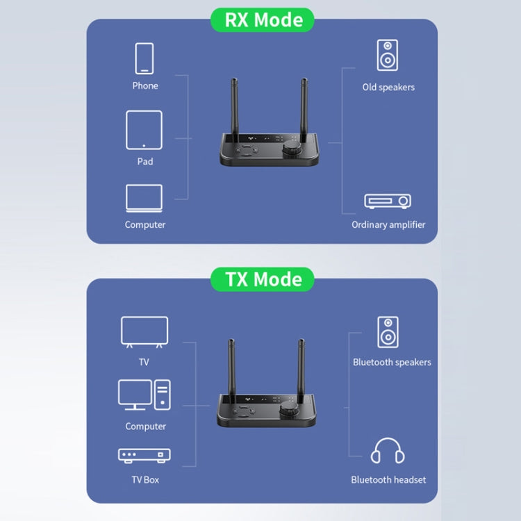 B39 2 In 1 Bluetooth 5.3AUX Music Receiver TV Computer Adapter - Audio Receiver Transmitter by buy2fix | Online Shopping UK | buy2fix