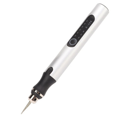 E108 38pcs/set Portable 2.35MM Chuck Mini Electric Drill Pen(Silver) - Abrasive Tools & Accessories by buy2fix | Online Shopping UK | buy2fix