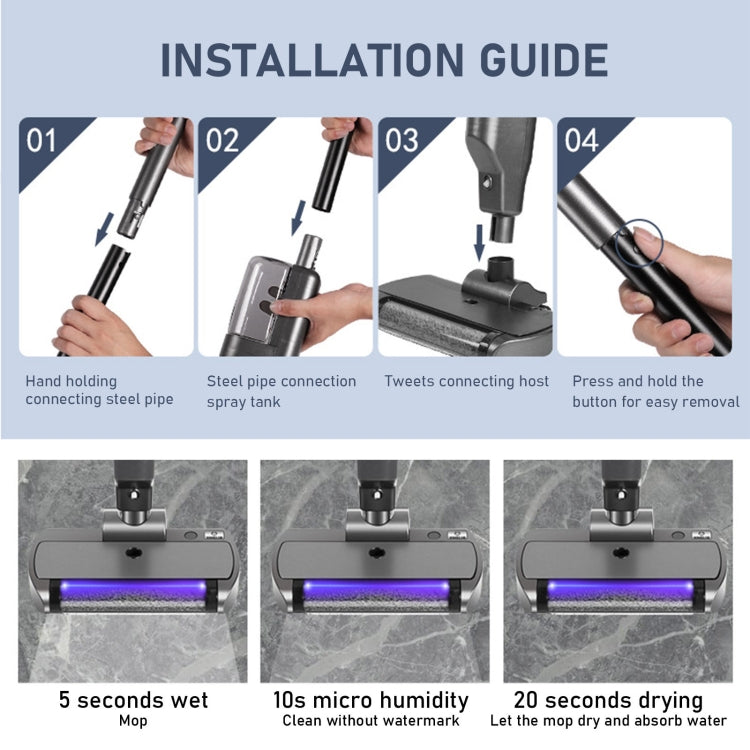 XM001 Smart Wireless Electric Vacuum Cleaner Sweeping and Mopping Integrated Floor Washer, Spec: 4300pa Gray - Handheld Cleaner & Mops by buy2fix | Online Shopping UK | buy2fix