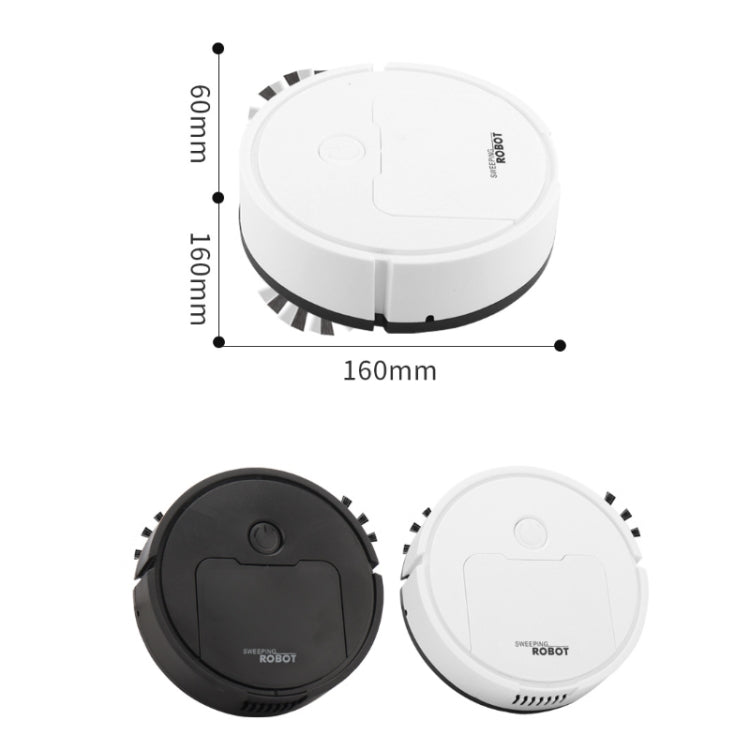 3 in 1 Mini Vacuum Cleaner Intelligent Sweeping Robot(White) - Robot Vacuum Cleaner by buy2fix | Online Shopping UK | buy2fix