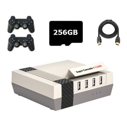 Super Console X Cube Wireless Retro TV Video Game Console Built-in 50+ Emulators 256G 50000+ Games(AU Plug) - Pocket Console by buy2fix | Online Shopping UK | buy2fix