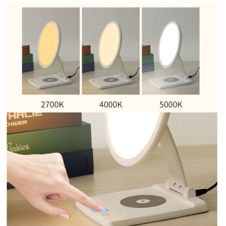 Wireless Charger SAD Therapy Light Intelligent Timing Emotional Physiotherapy Light(UK Plug) - Others by buy2fix | Online Shopping UK | buy2fix