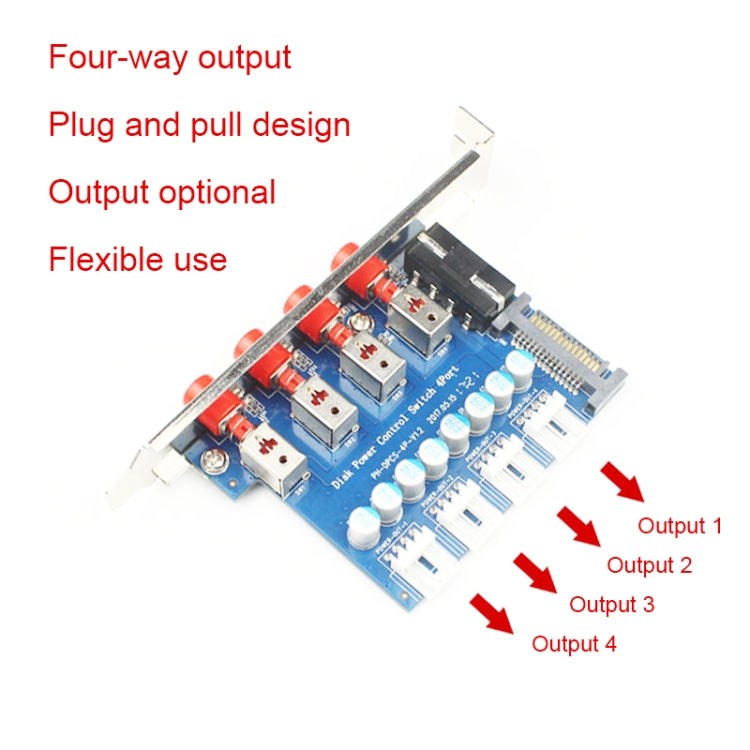 Desktop Computer Disk Drive Power Control Switch Saving Power Controller - Add-on Cards by buy2fix | Online Shopping UK | buy2fix