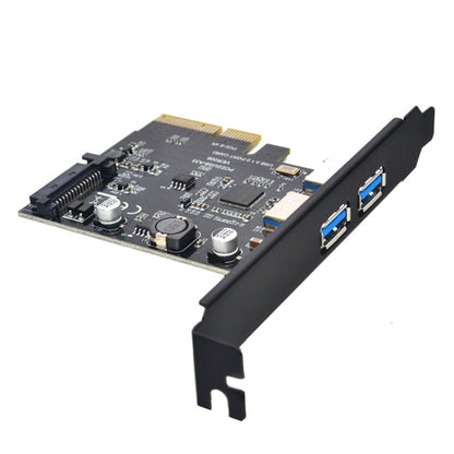 USB3.2 Expansion Card GEN2 Type-A Port ASMedia ASM3142 Transfer 10Gbps(Black) - Card Adapter by buy2fix | Online Shopping UK | buy2fix