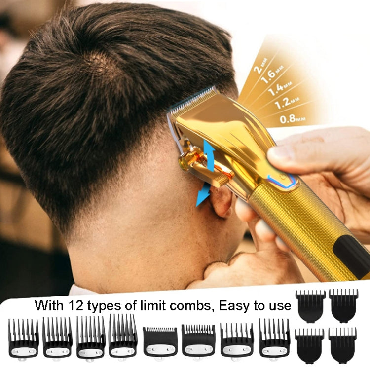 Men Electric Haircutting Tools Set Sculpting Electric Clipper(Gold) - Hair Trimmer by buy2fix | Online Shopping UK | buy2fix