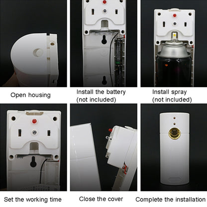 Light Sensitive Automatic Spraying Machine Toilet Fragrance Aromatherapy(White) - Air Purifiers & Parts by buy2fix | Online Shopping UK | buy2fix