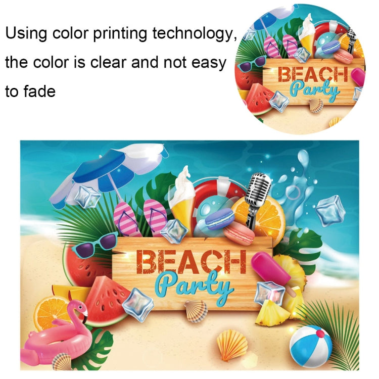 80x120cm Summer Pool Party Decoration Backdrop Swimming Ring Photography Background Cloth(11418488) -  by buy2fix | Online Shopping UK | buy2fix