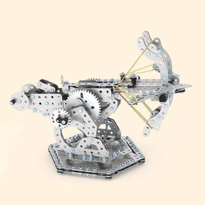 820pcs Dragon Crossbow Puzzle Toys Intelligence Hand Assembly Mechanical Gear Transmission Building Blocks High Difficulty Metal Model - Building Blocks by buy2fix | Online Shopping UK | buy2fix