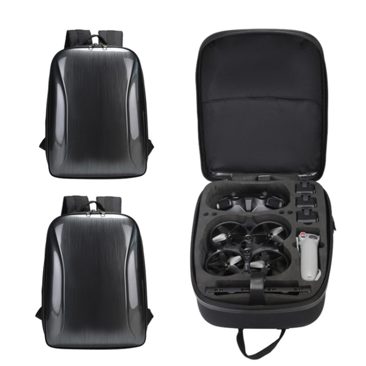 For DJI AVATA Storage Bag Hard Shell Waterproof Shoulder Bag Backpack(Black EVA Lining) - Case & Bags by buy2fix | Online Shopping UK | buy2fix