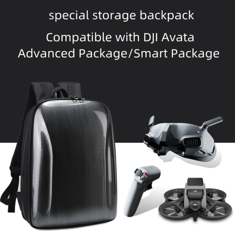 For DJI AVATA Storage Bag Hard Shell Waterproof Shoulder Bag Backpack(Yellow EVA Lining) - Case & Bags by buy2fix | Online Shopping UK | buy2fix