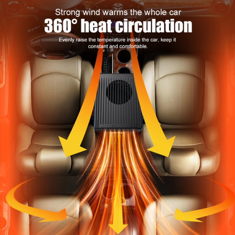 12V Car-mounted High-power Heater Winter Defog Heater(Navy Blue) - Heating & Fans by buy2fix | Online Shopping UK | buy2fix