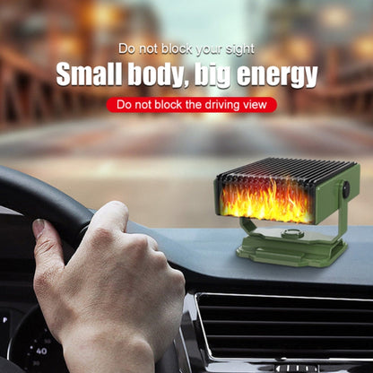 12V Car-mounted High-power Heater Winter Defog Heater(Dark Green) - Heating & Fans by buy2fix | Online Shopping UK | buy2fix