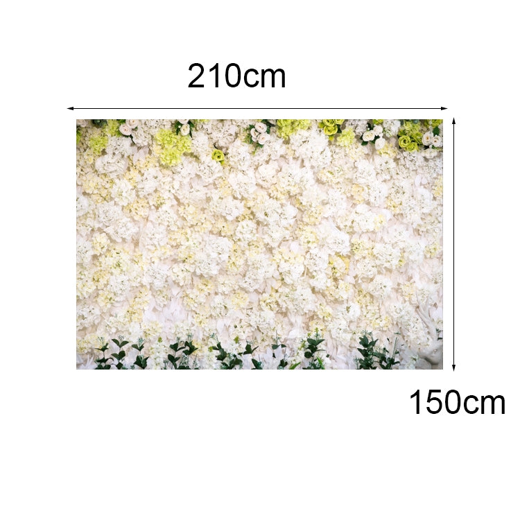 2.1 X 1.5m Festive Photography Backdrop 3D Wedding Flower Wall Hanging Cloth, Style: C-1886 - Valentines Day by buy2fix | Online Shopping UK | buy2fix