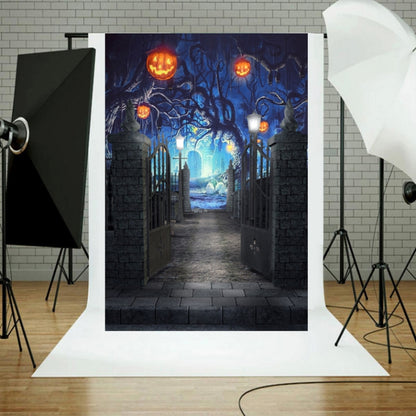 1.25x0.8m Holiday Party Photography Background Halloween Decoration Hanging Cloth, Style: WS-133 - Cartoon by buy2fix | Online Shopping UK | buy2fix