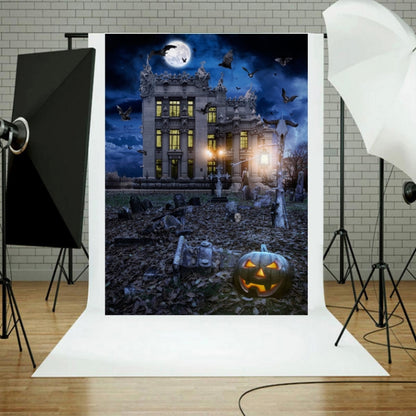 1.25x0.8m Holiday Party Photography Background Halloween Decoration Hanging Cloth, Style: C-1250 - Cartoon by buy2fix | Online Shopping UK | buy2fix