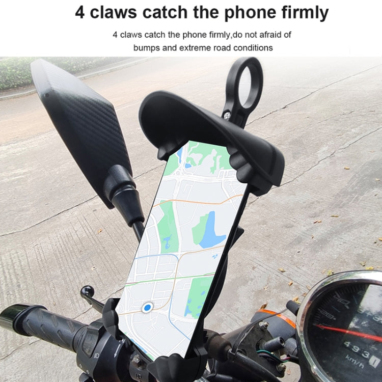 Motorcycle Sunshade Rainproof Mobile Phone Holder, Shape: Mirror Holder  No Charge - Holder by buy2fix | Online Shopping UK | buy2fix
