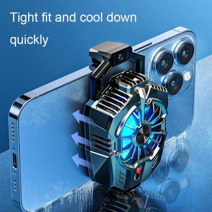 X20 Semiconductor Mobile Phone Radiator LED Light Mini Phone Cooling Fan, Color: Frosted White - Cooling Fan Radiator by buy2fix | Online Shopping UK | buy2fix