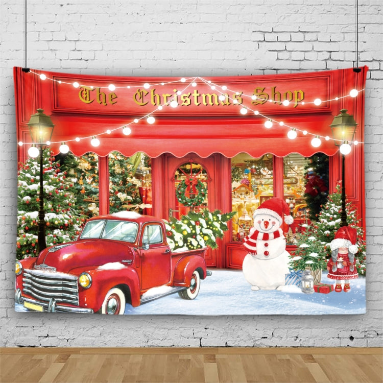 150 x 100cm Peach Skin Christmas Photography Background Cloth Party Room Decoration, Style: 3 - Cartoon by buy2fix | Online Shopping UK | buy2fix