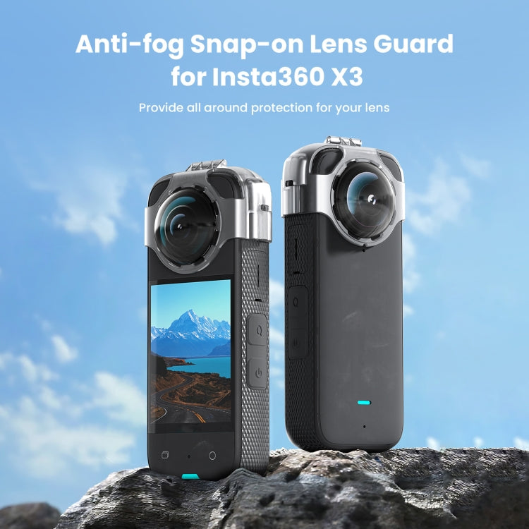 For Insta360 X3 AMagisn Protective Camera Accessories Lens Guard+Case - Case & Bags by aMagisn | Online Shopping UK | buy2fix