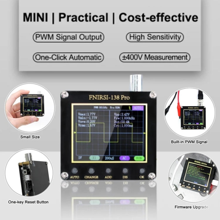 FNIRSI Handheld Small Teaching Maintenance Digital Oscilloscope, Specification: Standard Without Battery - Other Tester Tool by FNIRSI | Online Shopping UK | buy2fix