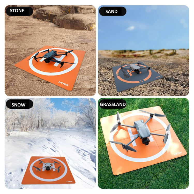 LKTOP 50cm Drone Universal Landing Pad Double-sided Waterproof Foldable RC Aircraft Launch Mat - Parking Apron by LKTOP | Online Shopping UK | buy2fix