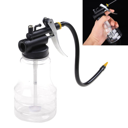 250cc Transparent High Pressure Pump Oiler Lubrication Oil Can Plastic Machine Oiler Grease 245mm Length flex Gun(Long mouth hose) - In Car by buy2fix | Online Shopping UK | buy2fix