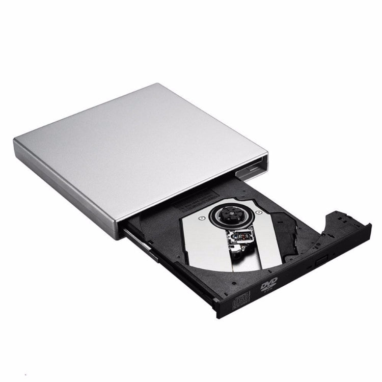 USB 2.0 Portable Ultra Slim External Slot-in DVD-RW CD-RW CD DVD ROM Player Drive for PC - Computer & Networking by buy2fix | Online Shopping UK | buy2fix