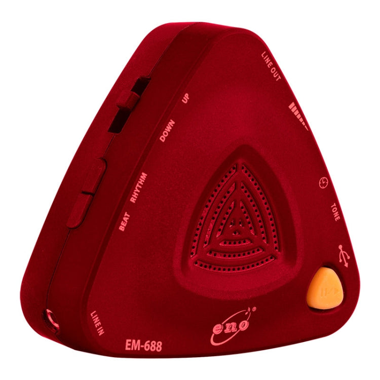ENO EM-688 Electronic Vocal Rechargeable Metronome For Piano/Guitar/Drum/Guzheng/Violin(Red) - Stringed Instruments by buy2fix | Online Shopping UK | buy2fix