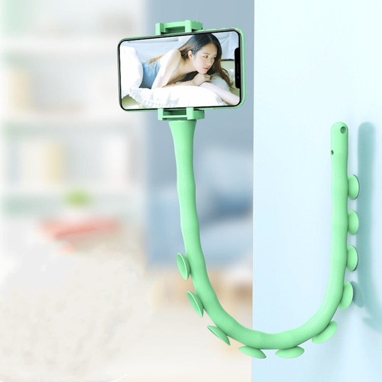 Caterpillar Lazy Bracket Octopus Multifunctional Silicone Suction Cup Bracket(Green) - Lazy Bracket by buy2fix | Online Shopping UK | buy2fix
