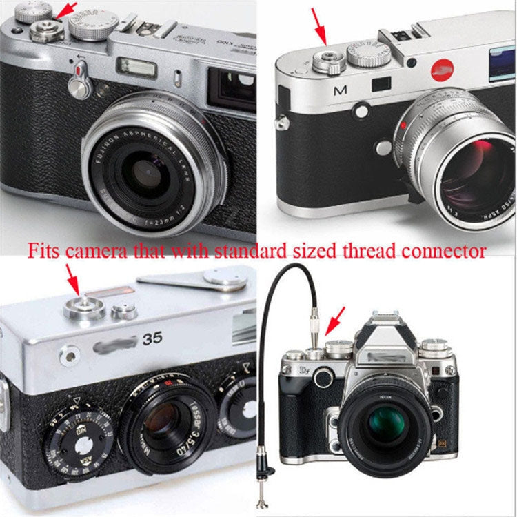 100cm Mechanical Shutter Release for Fujifilm X100S / X20 / X-E1 / Leica M9 Universal Shutter Release - Camera Accessories by buy2fix | Online Shopping UK | buy2fix