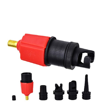 Surfing Paddle Board Rubber Boat Inflatable Bed Air Valve Adapter Car Air Pump Adapter(Red) - In Car by buy2fix | Online Shopping UK | buy2fix