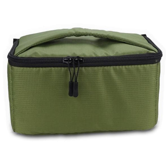 Water-resistant DSLR Padded insert Case Waterproof Zipper Removable Partition Camera Bags(Army Green) - Camera Accessories by buy2fix | Online Shopping UK | buy2fix