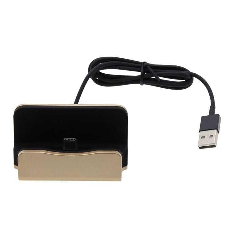 USB-C / Type-C 3.1 Sync Data / Charging Dock Charger(Gold) - Mobile Accessories by buy2fix | Online Shopping UK | buy2fix