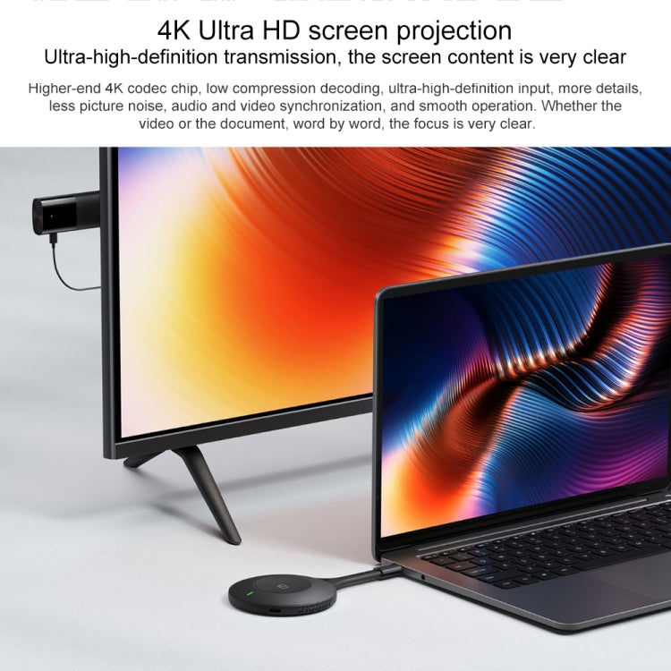 Original Xiaomi PaiPai 4K HD Wireless Screen Projector - Wireless Display Dongle by Xiaomi | Online Shopping UK | buy2fix