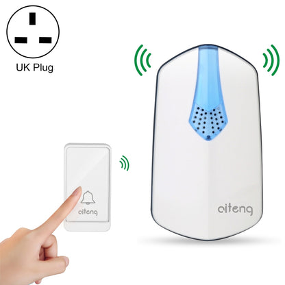 AITENG V026J Wireless Batteryless WIFI Doorbell, UK Plug - Wireless Doorbell by AITENG | Online Shopping UK | buy2fix